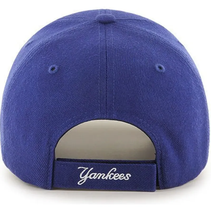 mutzen-gebogen-blau-verstellbares-band-fur-kinder-der-new-york-yankees-mlb-von-47-brand