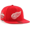 mutzen-flach-rot-snapback-der-detroit-red-wings-nhl-von-47-brand