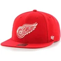 mutzen-flach-rot-snapback-der-detroit-red-wings-nhl-von-47-brand
