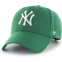 zielona-czapka-z-zakrzywionym-daszkiem-snapback-new-york-yankees-mlb-mvp-marki-47-brand