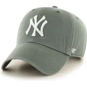 gorra-curva-verde-oscuro-de-new-york-yankees-mlb-clean-up-de-47-brand