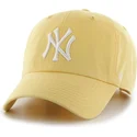 mutzen-gebogen-gelb-verstellbares-band-der-new-york-yankees-mlb-von-47-brand