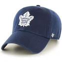 47-brand-curved-brim-toronto-maple-leafs-nhl-clean-up-navy-blue-cap