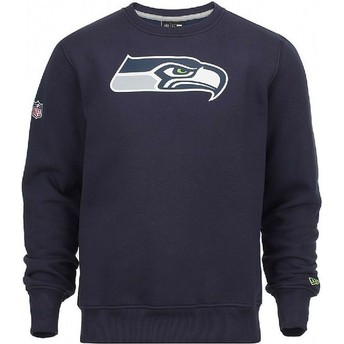 New Era Seattle Seahawks NFL Crew Neck Sweatshirt blau