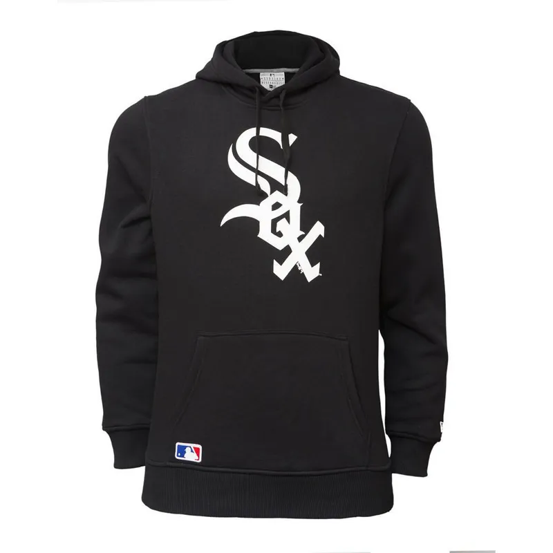 schwarzer-kapuzenpullover-hoodie-der-chicago-white-sox-mlb-von-new-era