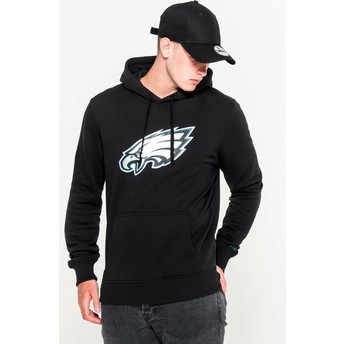New Era Philadelphia Eagles NFL Pullover Hoodie Kapuzenpullover Sweatshirt schwarz