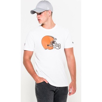 T-shirt à manche courte blanc Cleveland Browns NFL New Era