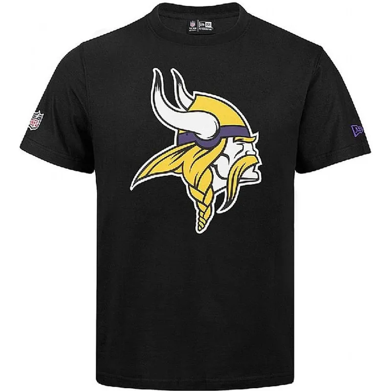 t-shirt-a-maniche-corte-nera-dei-minnesota-vikings-nfl-di-new-era