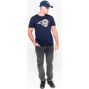 los-angeles-rams-nfl-new-era-blaues-kurzarmshirt