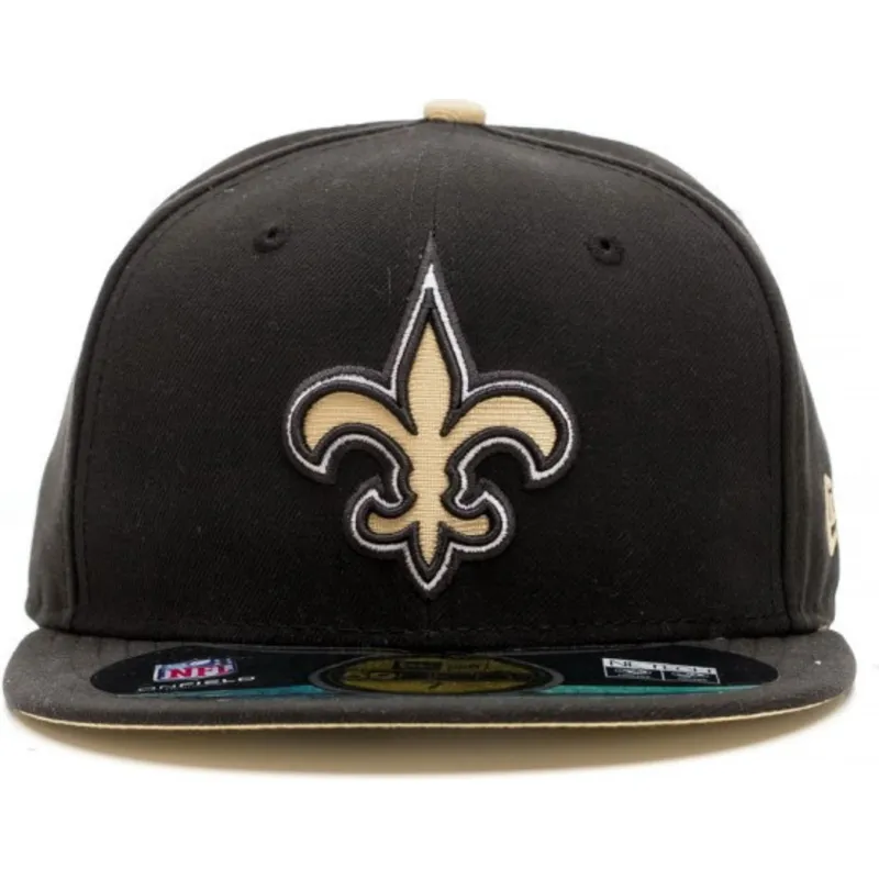 mutzen-flach-schwarz-angepasst-59fifty-authentic-on-field-game-der-new-orleans-saints-nfl-von-new-era mutzen-flach-schwarz-angepasst-59fifty-authentic-on-field-game-der-new-orleans-saints-nfl-von-new-era