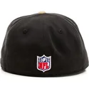 mutzen-flach-schwarz-angepasst-59fifty-authentic-on-field-game-der-new-orleans-saints-nfl-von-new-era