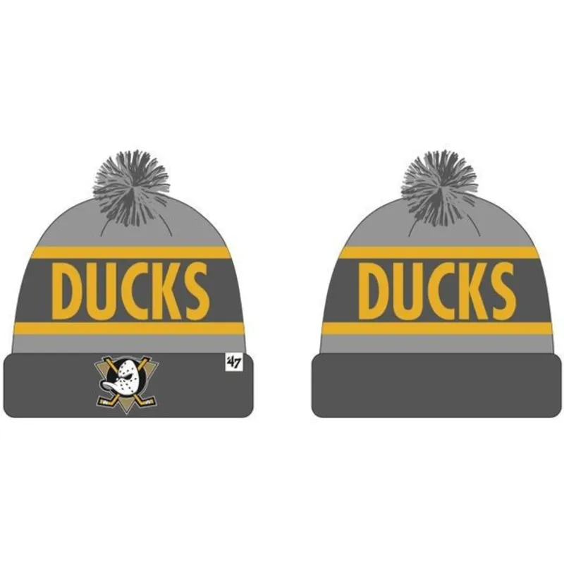 mutzen-pompon-grau-der-anaheim-ducks-nhl-von-47-brand mutzen-pompon-grau-der-anaheim-ducks-nhl-von-47-brand