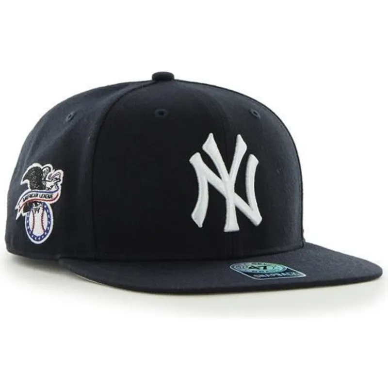 mutzen-flach-schwarz-snapback-der-new-york-yankees-mlb-von-47-brand mutzen-flach-schwarz-snapback-der-new-york-yankees-mlb-von-47-brand