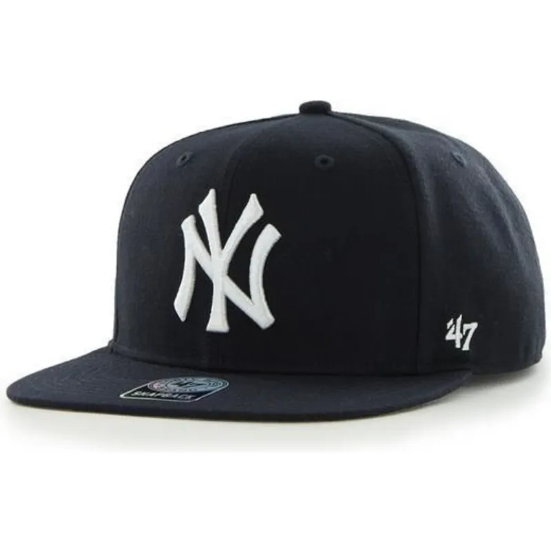 mutzen-flach-schwarz-snapback-der-new-york-yankees-mlb-von-47-brand mutzen-flach-schwarz-snapback-der-new-york-yankees-mlb-von-47-brand