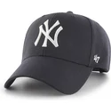 47-brand-curved-brim-new-york-yankees-mlb-mvp-navy-blue-snapback-cap