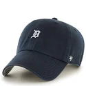 mutzen-gebogen-marineblau-verstellbares-band-mini-der-detroit-tigers-mlb-von-47-brand
