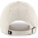 47-brand-curved-brim-new-york-yankees-mlb-clean-up-cream-cap