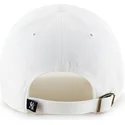 47-brand-curved-brim-new-york-yankees-mlb-clean-up-white-cap