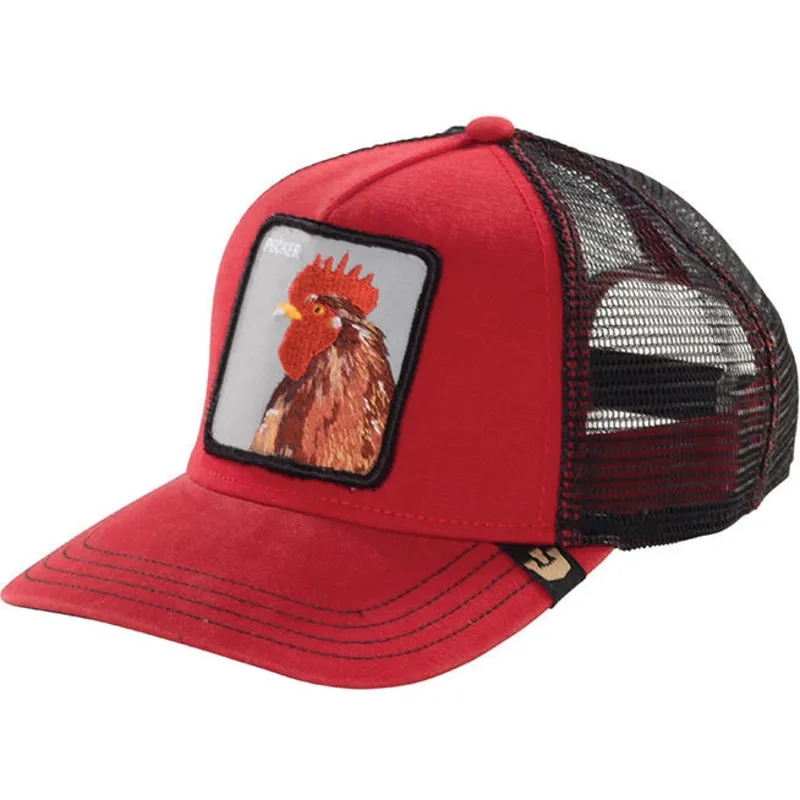 mutzen-gebogen-rot-snapback-the-farm-von-goorin-bros mutzen-gebogen-rot-snapback-the-farm-von-goorin-bros