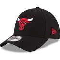 cappellino-curvo-nero-regolabile-9forty-the-league-di-chicago-bulls-nba-di-new-era