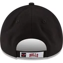 new-era-curved-brim-9forty-the-league-chicago-bulls-nba-black-adjustable-cap