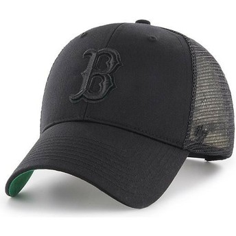 Casquette trucker noire avec logo noir Boston Red Sox MLB MVP Branson 47 Brand