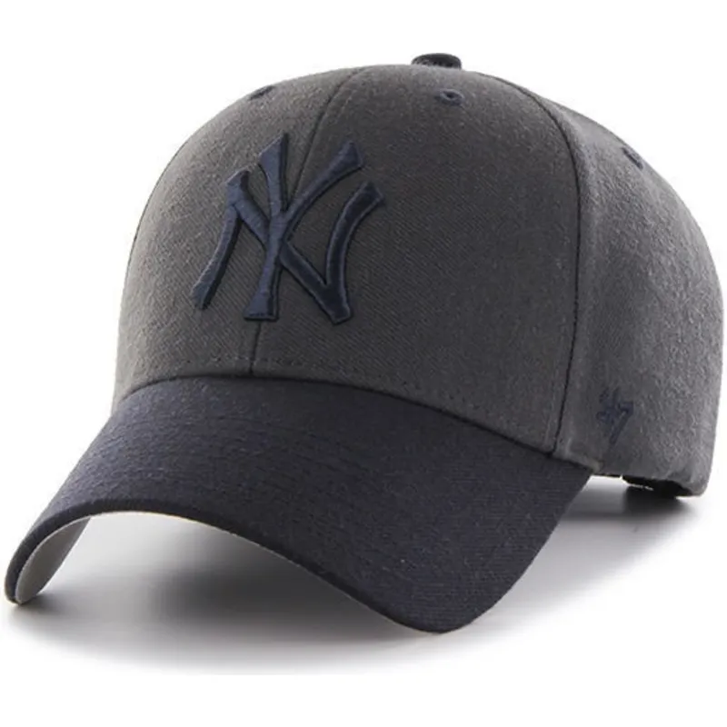 mutzen-gebogen-schwarz-verstellbares-band-der-new-york-yankees-mlb-von-47-brand mutzen-gebogen-schwarz-verstellbares-band-der-new-york-yankees-mlb-von-47-brand