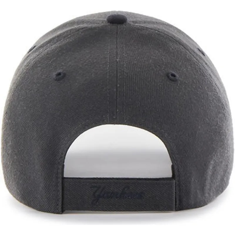 mutzen-gebogen-schwarz-verstellbares-band-der-new-york-yankees-mlb-von-47-brand mutzen-gebogen-schwarz-verstellbares-band-der-new-york-yankees-mlb-von-47-brand