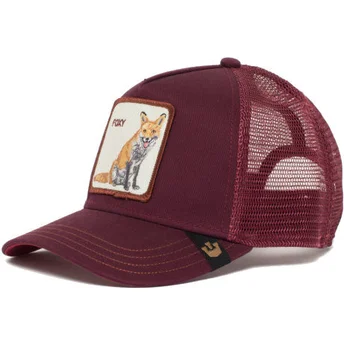 goorin-bros-trucker-kappe-bordeauxrot-fuchs-foxy-mama