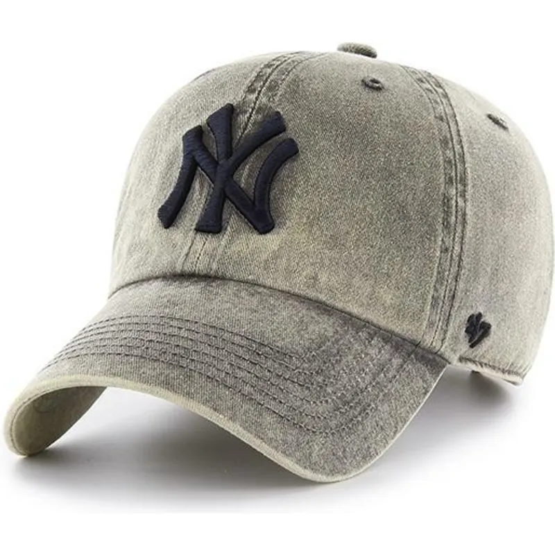 mutzen-gebogen-grau-verstellbares-band-der-new-york-yankees-mlb-von-47-brand