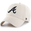 47-brand-mlb-clean-up-atlanta-braves-kremecurved-cap