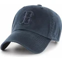 47-brand-curved-brim-marineblaues-logo-boston-red-sox-mlb-clean-up-cap-marineblau