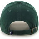grune-new-york-yankees-clean-up-kappe-mit-gebogenem-schirm-von-47-brand