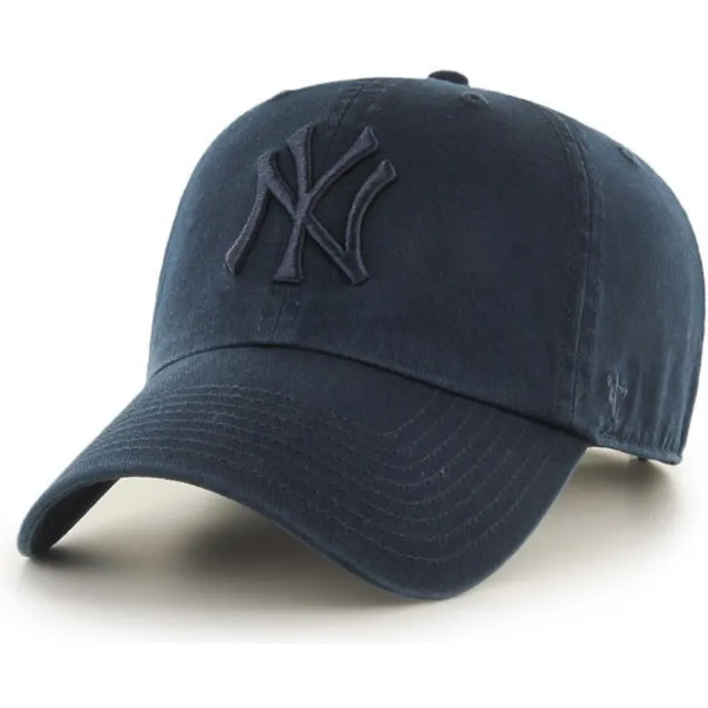 czapka-z-zakrzywionym-daszkiem-w-kolorze-granatowym-z-granatowym-logo-new-york-yankees-mlb-clean-up-marki-47-brand