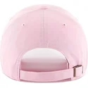 mutzen-gebogen-rosa-verstellbares-band-der-los-angeles-dodgers-mlb-von-47-brand