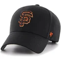 mutzen-gebogen-schwarz-verstellbares-band-der-san-francisco-giants-mlb-von-47-brand