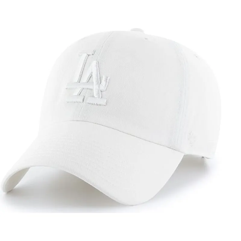 mutzen-gebogen-weiss-verstellbares-band-der-los-angeles-dodgers-mlb-von-47-brand