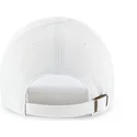 weisse-gebogene-kappe-mit-weissem-los-angeles-dodgers-logo-mlb-clean-up-von-47-brand