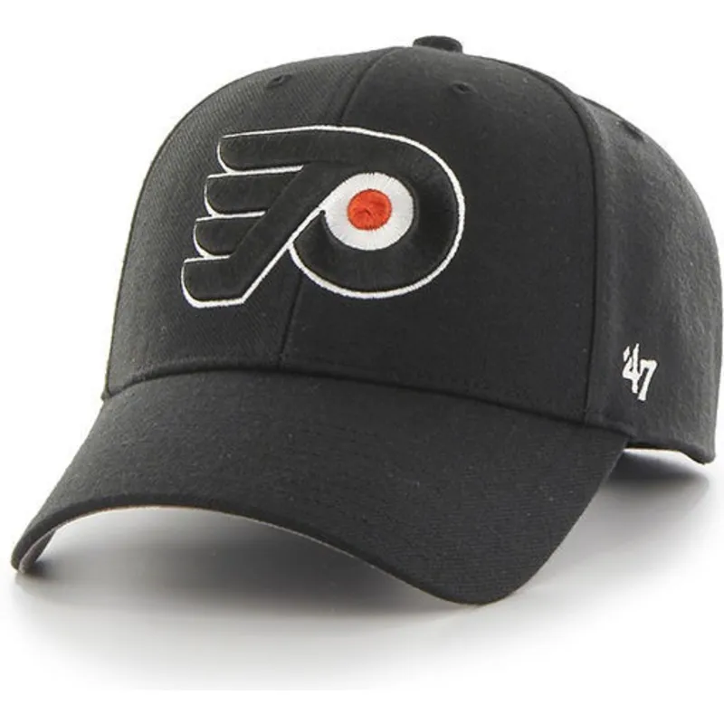 mutzen-gebogen-schwarz-verstellbares-band-der-philadelphia-flyers-mlb-von-47-brand
