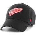 47-brand-curved-brim-red-logo-detroit-red-wings-nhl-mvp-black-cap