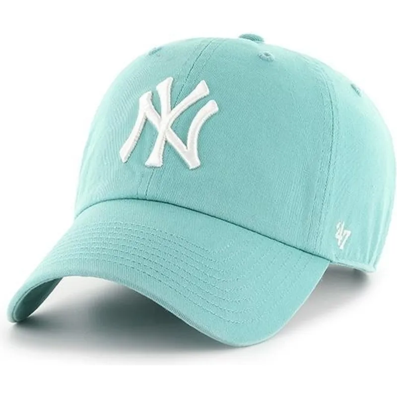cappellino-curvo-blu-luna-dei-new-york-yankees-mlb-clean-up-di-47-brand