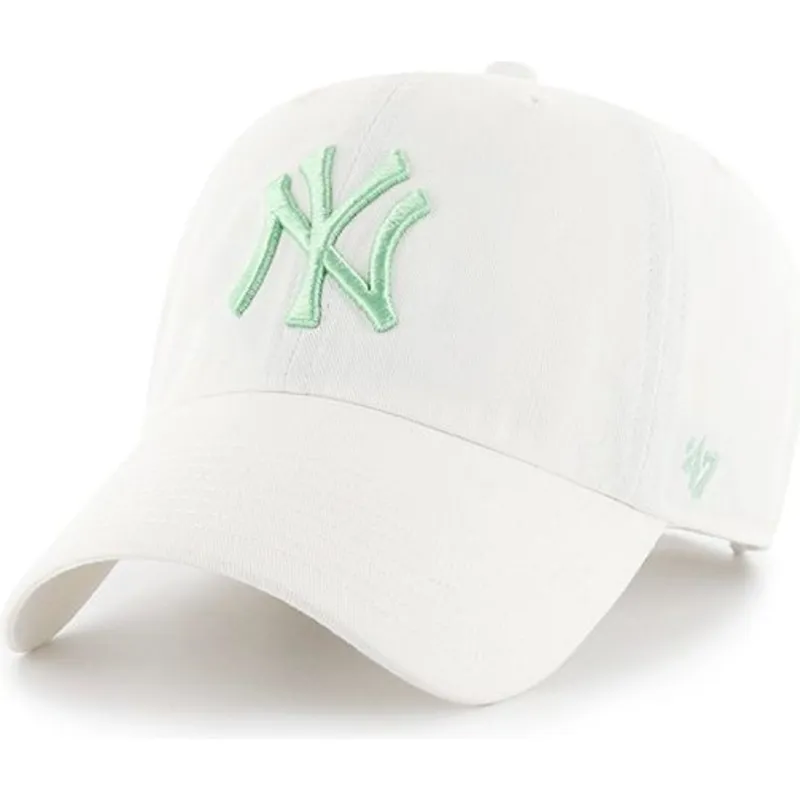 mutzen-gebogen-weiss-verstellbares-band-der-new-york-yankees-mlb-von-47-brand