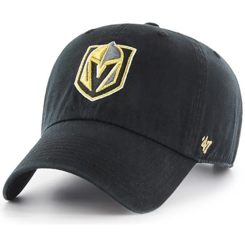 schwarze-gebogene-kappe-der-vegas-golden-knights-nhl-clean-up-von-47-brand
