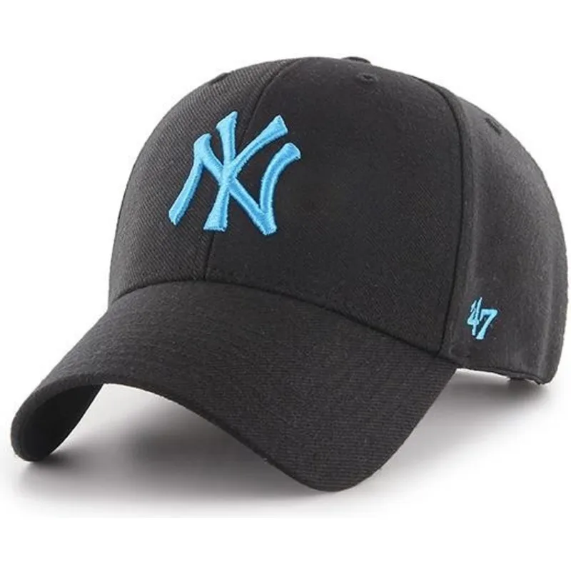 mutzen-gebogen-schwarz-snapback-der-new-york-yankees-mlb-von-47-brand