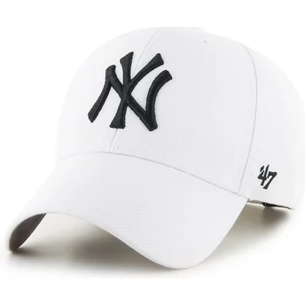 Casquette courbée blanche snapback New York Yankees MLB MVP 47 Brand