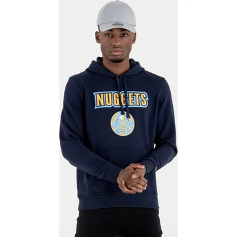 New Era Denver Nuggets NBA Navy Blue Pullover Hoody Sweatshirt