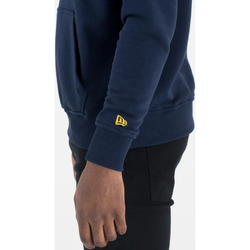 marineblaues-kapuzensweatshirt-pullover-hoody-der-denver-nuggets-nba-von-new-era