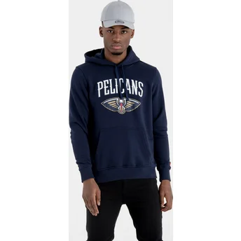Marineblaues Kapuzensweatshirt Pullover Hoody von New Orleans Pelicans NBA von New Era