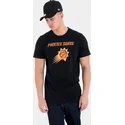 phoenix-suns-nba-new-era-schwarzes-t-shirt-mit-kurzen-armeln