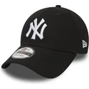 cappellino-curvo-nero-regolabile-9forty-essential-dei-new-york-yankees-mlb-di-new-era